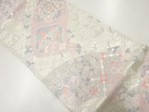 花鳥模様織出し袋帯